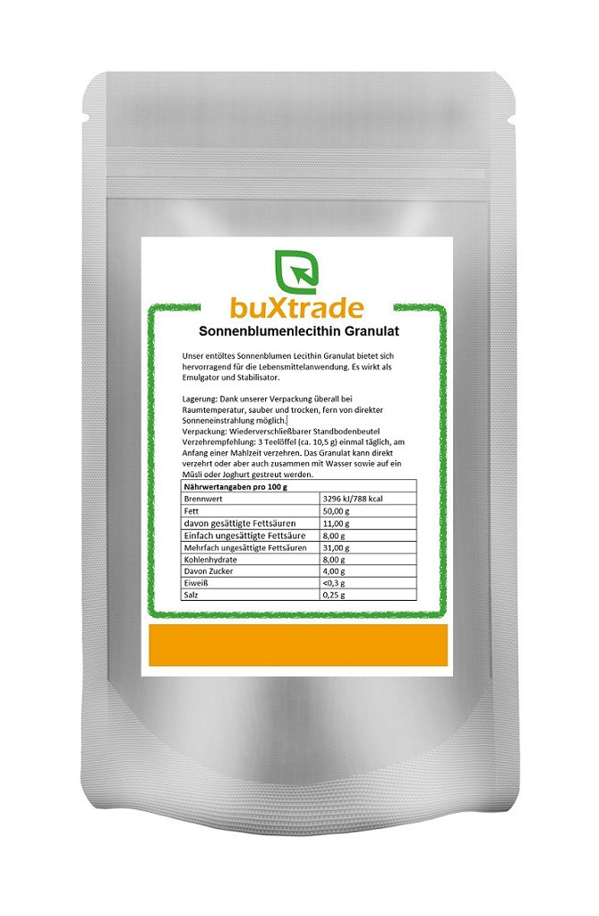 Sunflower lecithin granules