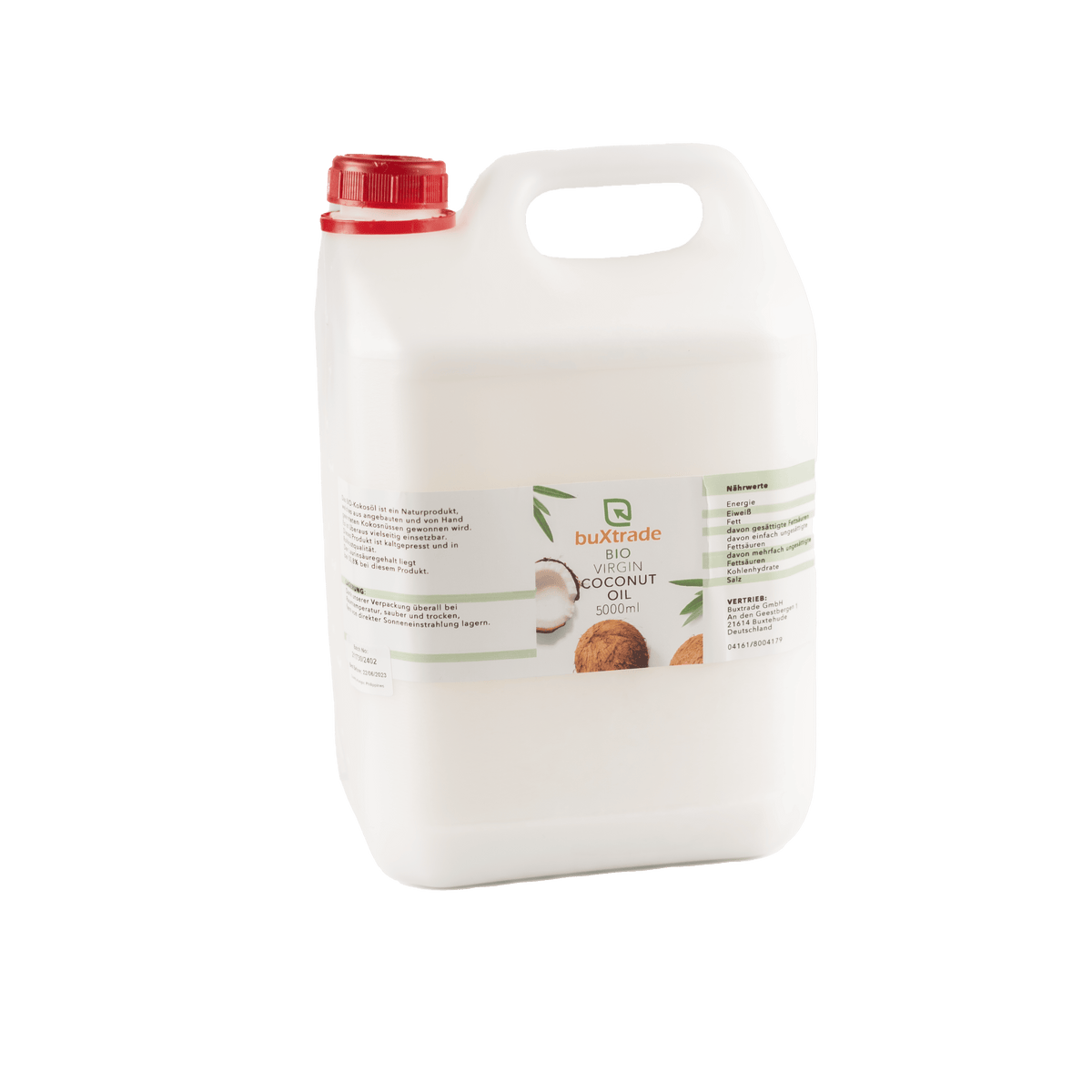 BIO Virgin Coconut Oil 5000 ml