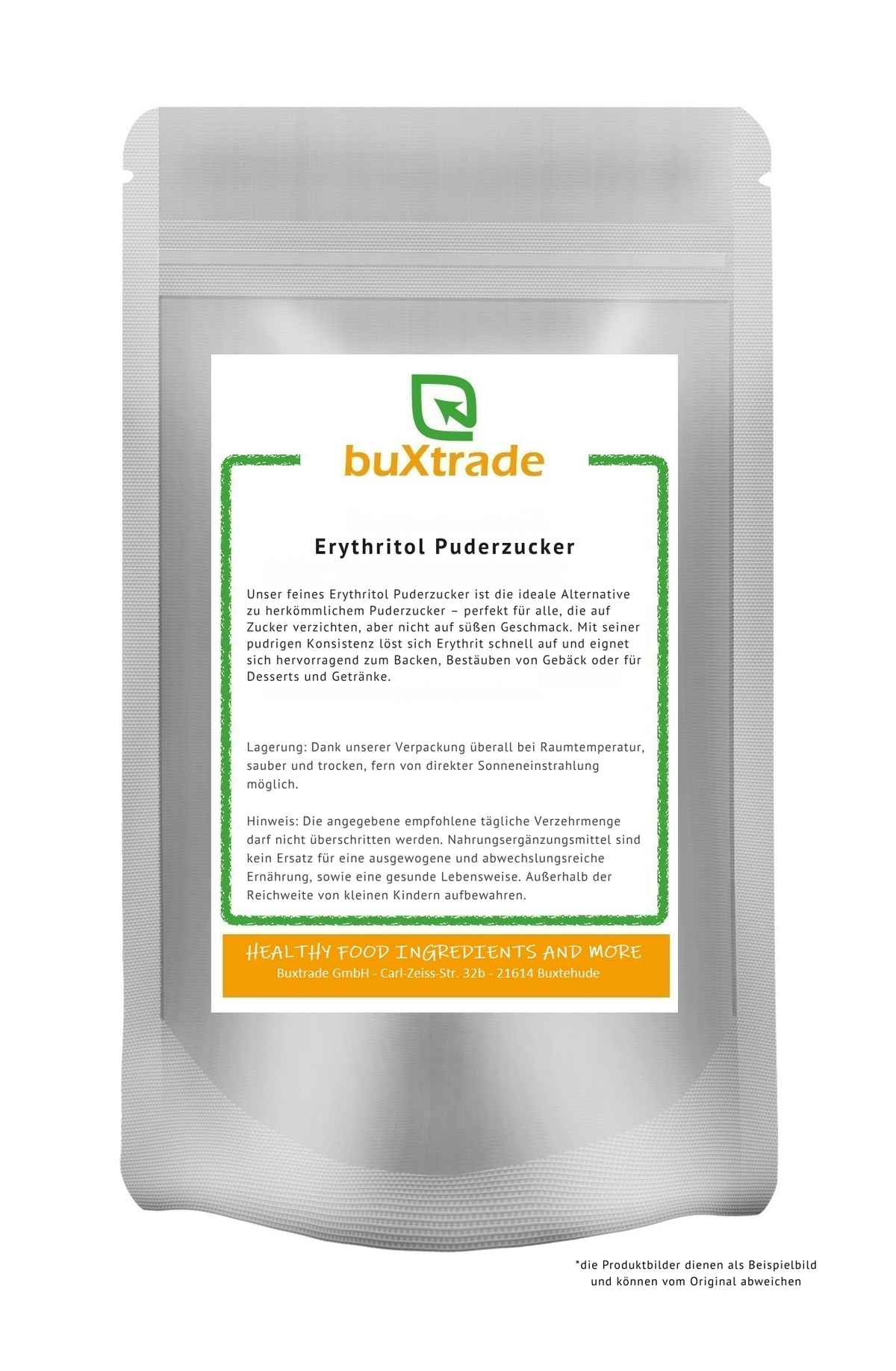 Erythritol powdered sugar substitute