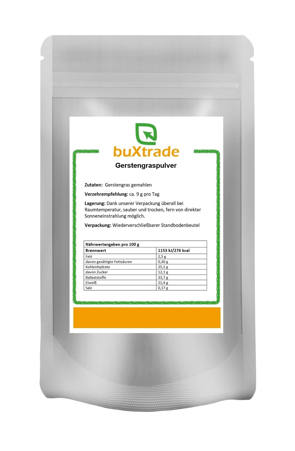 Barley grass powder