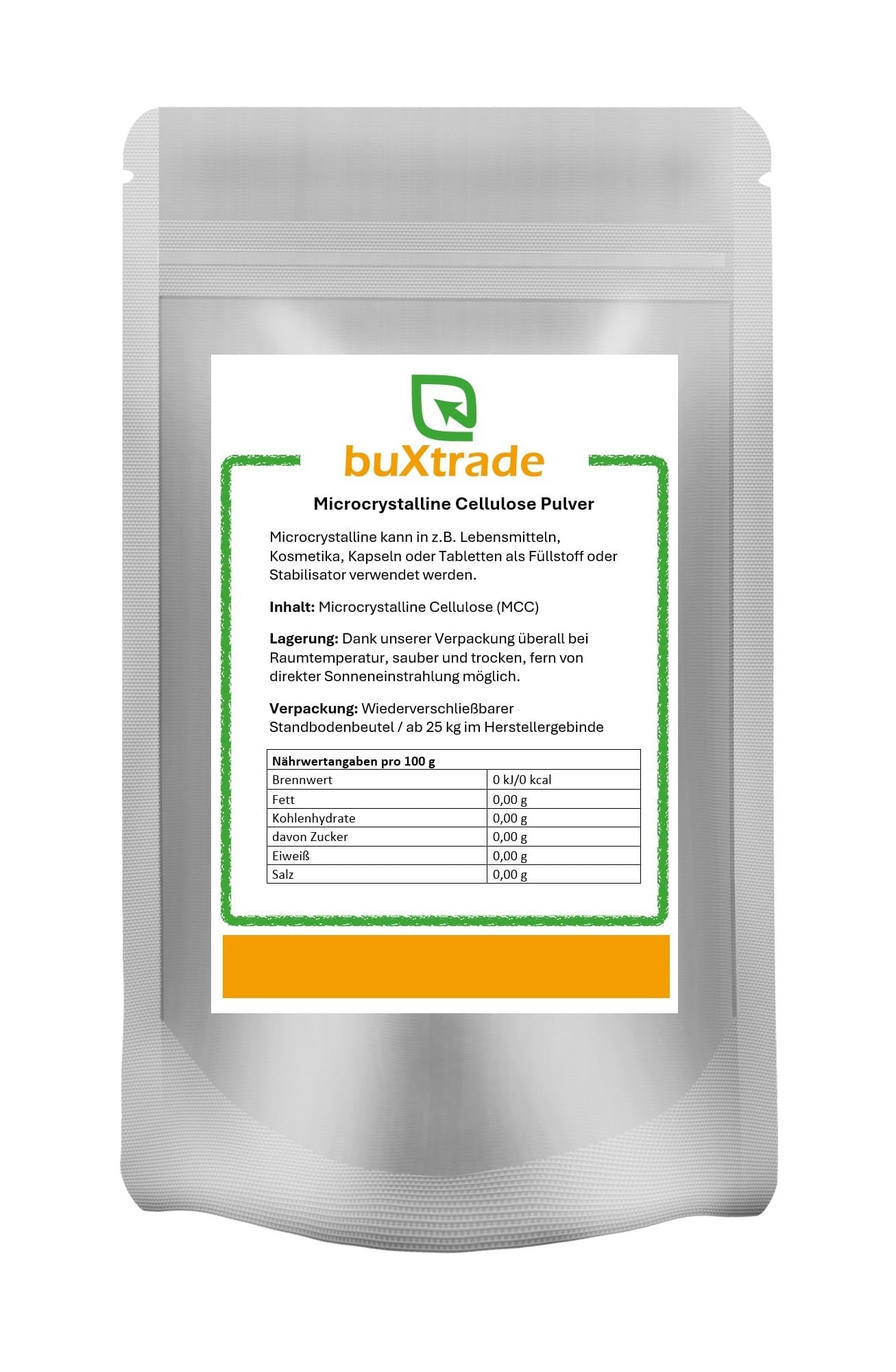 Microcrystalline cellulose (MCC) powder