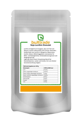 Soy lecithin granules