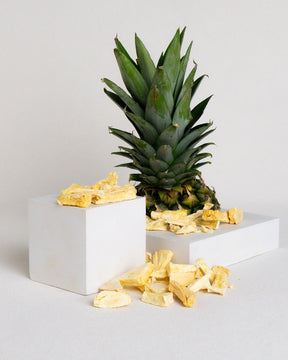 Gefriergetrocknete Ananasstücke