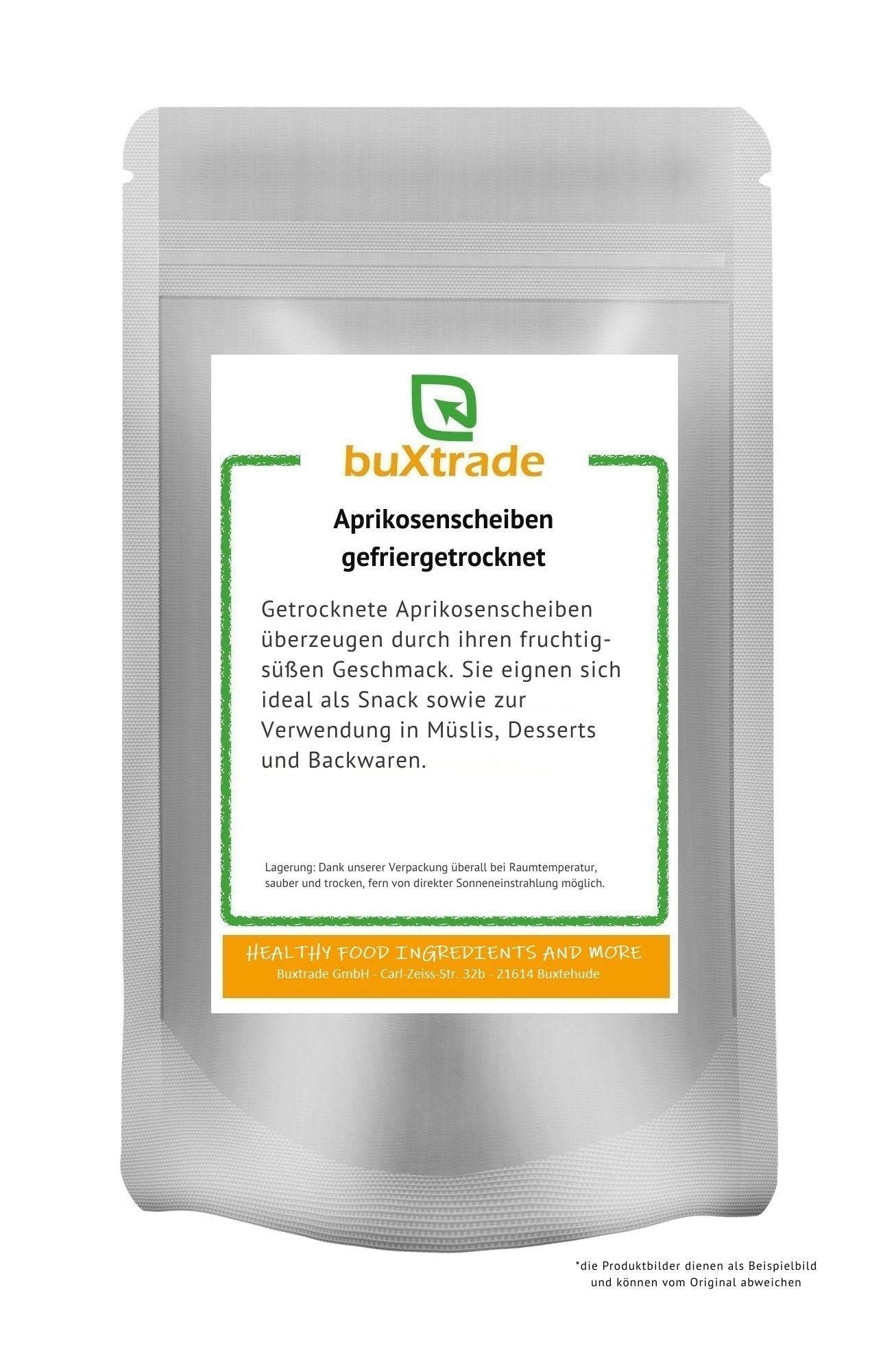 Gefriergetrocknete Aprikosenscheiben