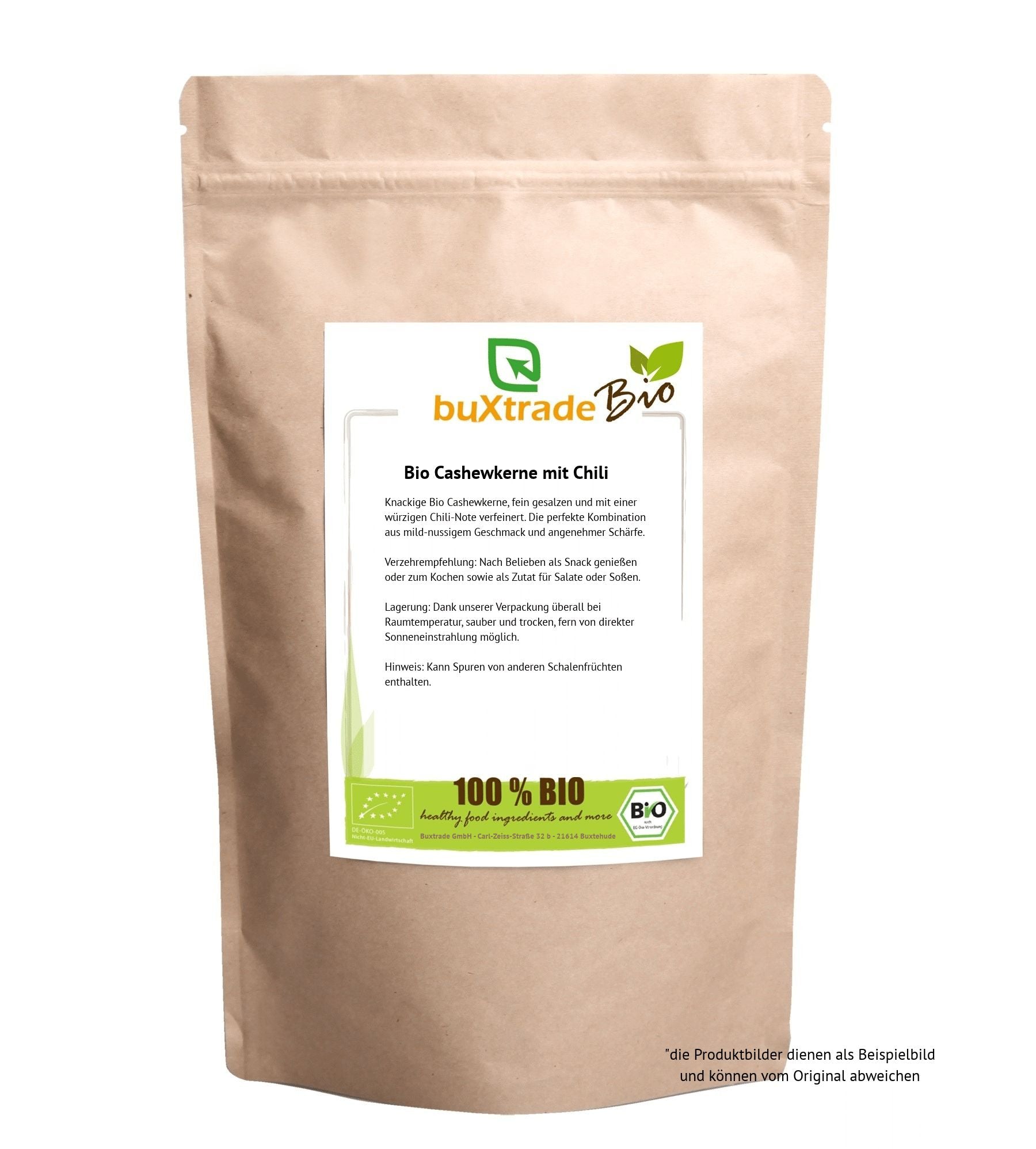 Bio Cashewkerne mit Chili
