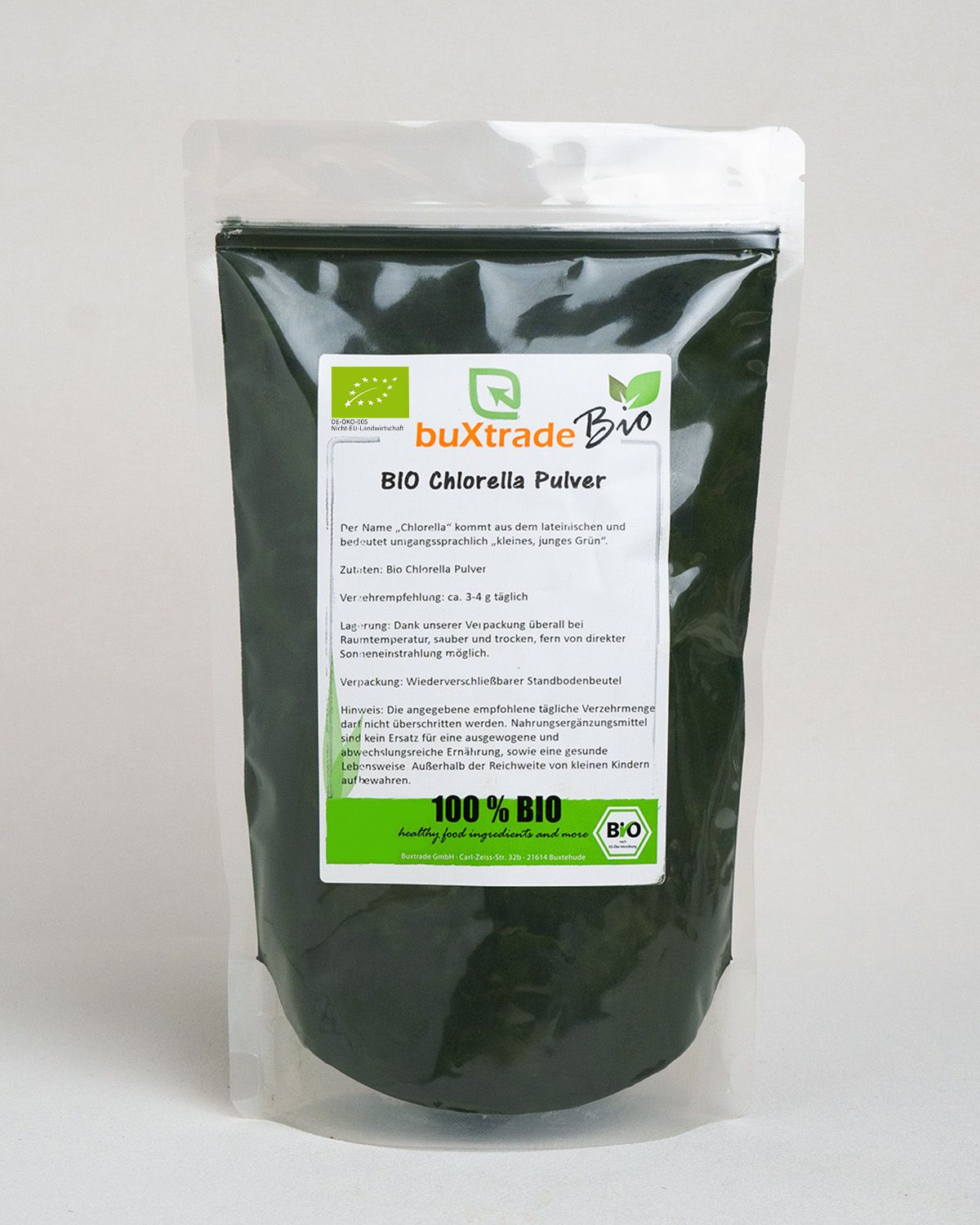 Poudre de chlorella bio