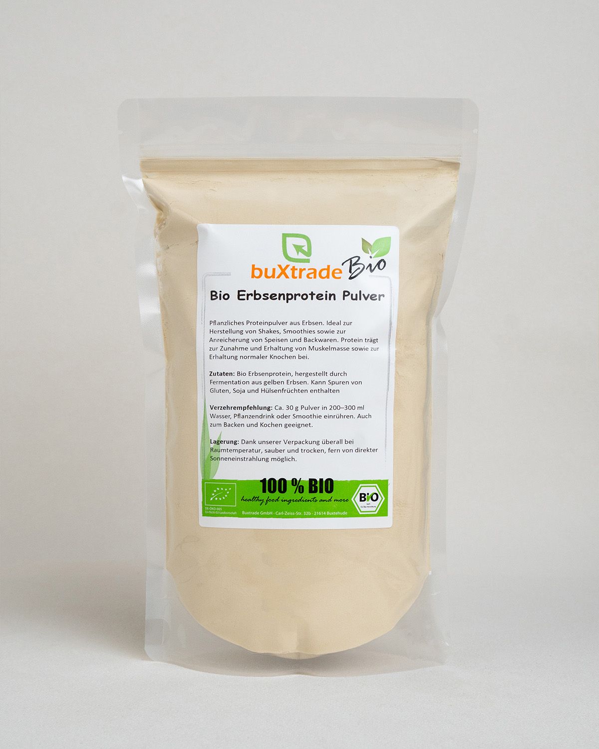 Protéine de pois bio
