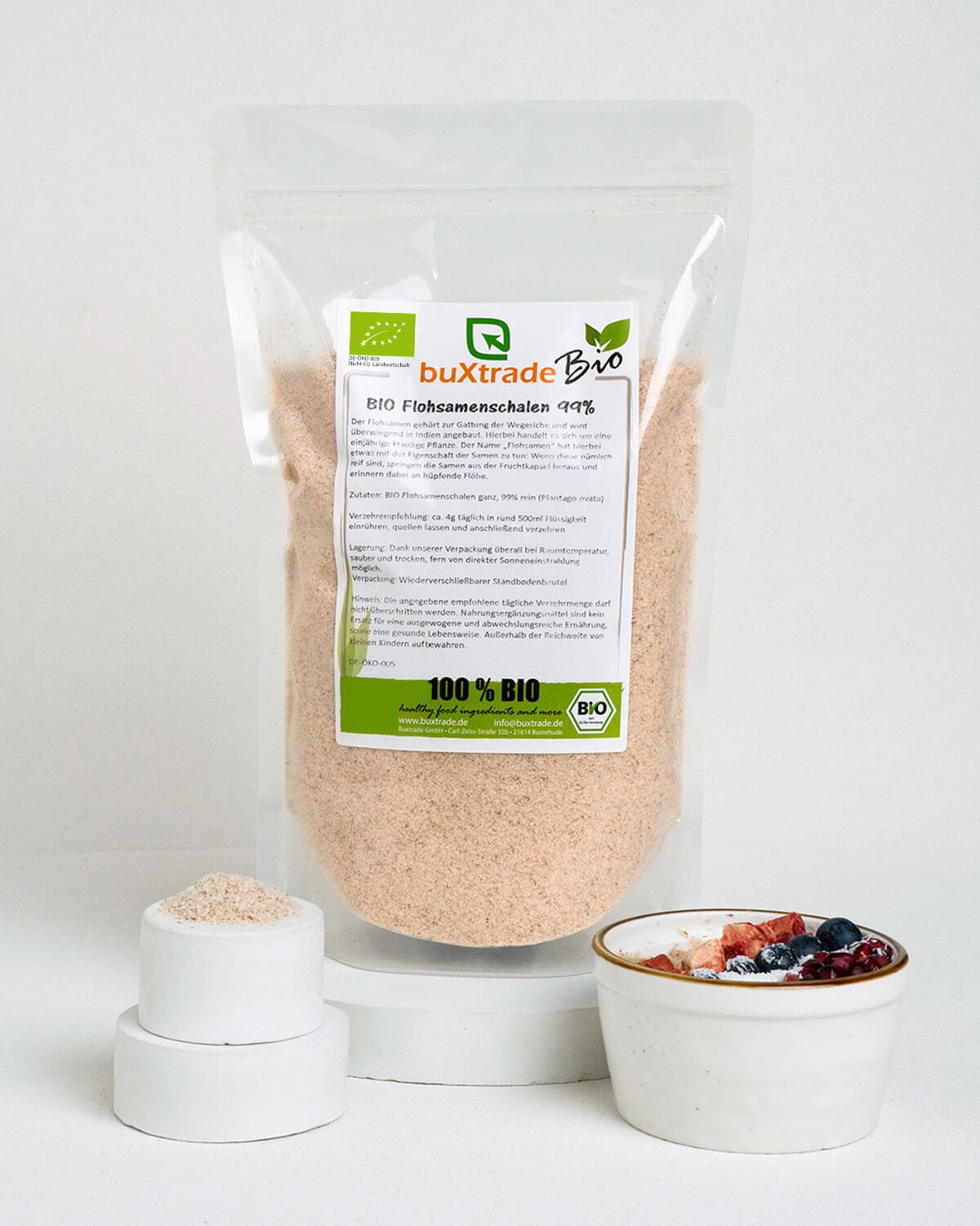 Organic psyllium husks 99% pure