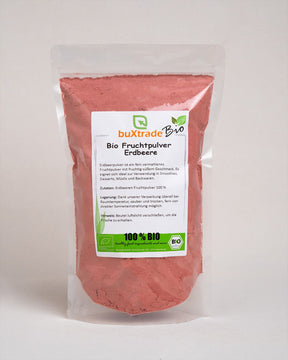Bio-Erdbeerpulver