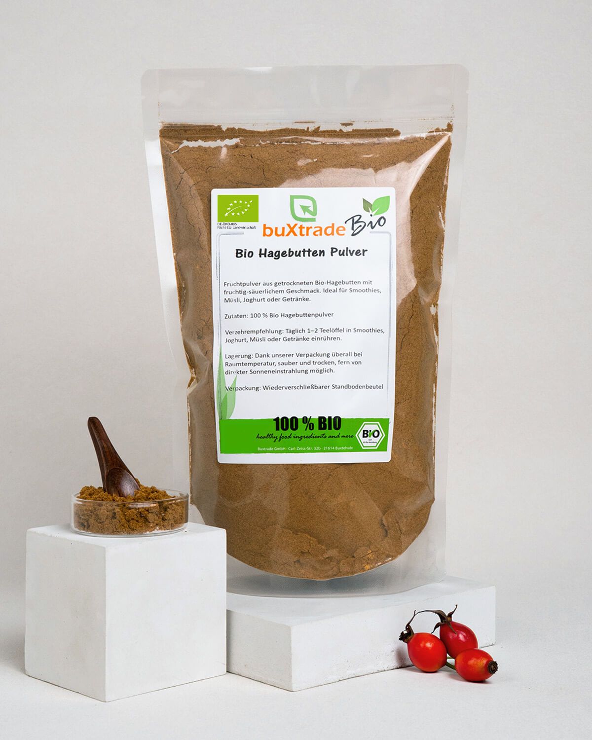 Organic rose hip powder