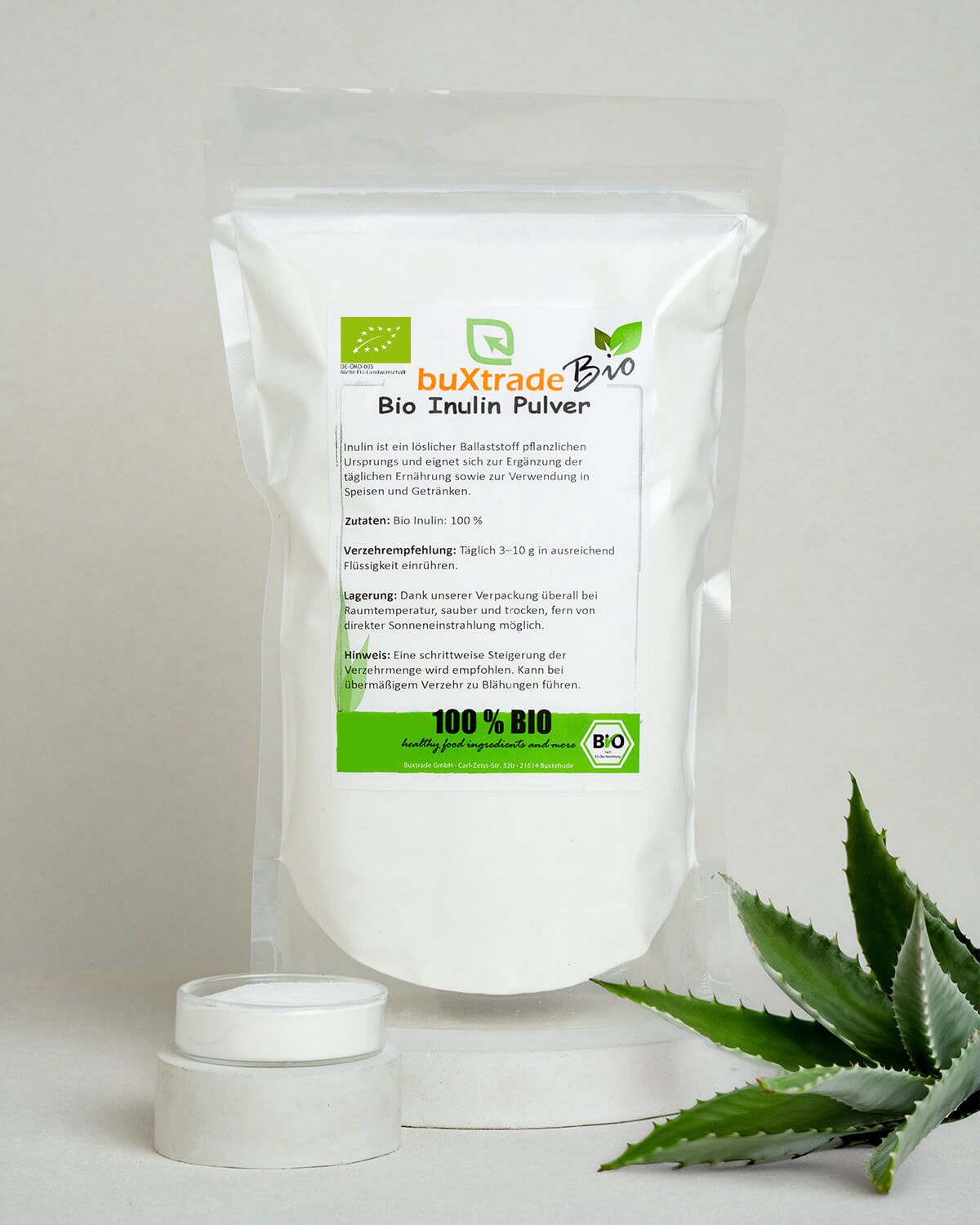 Organic inulin powder