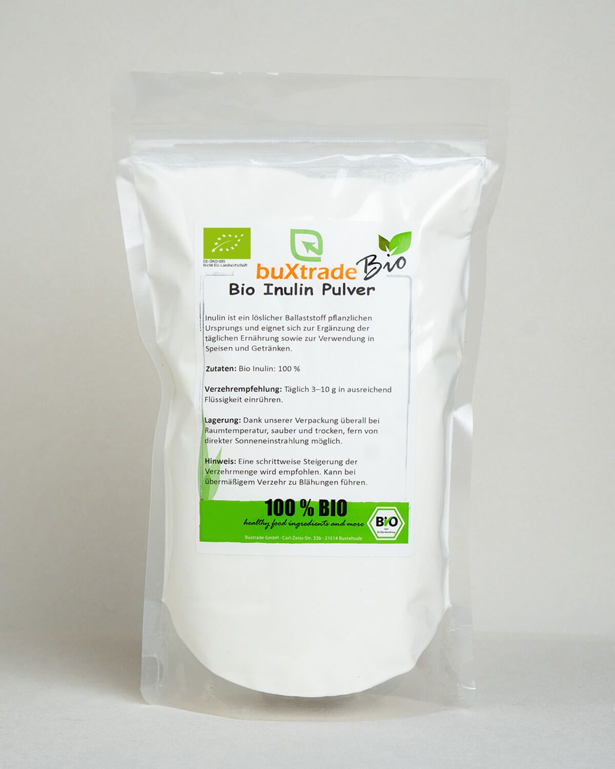 Poudre d'inuline bio