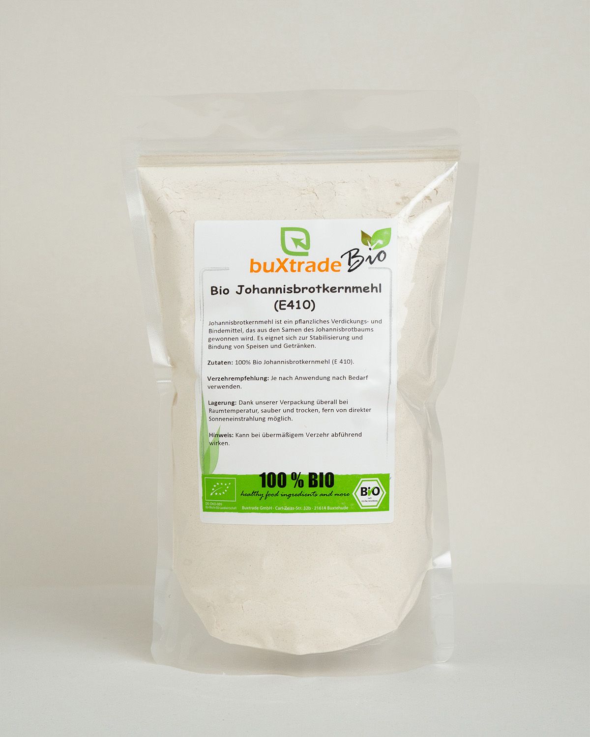 Organic locust bean gum
