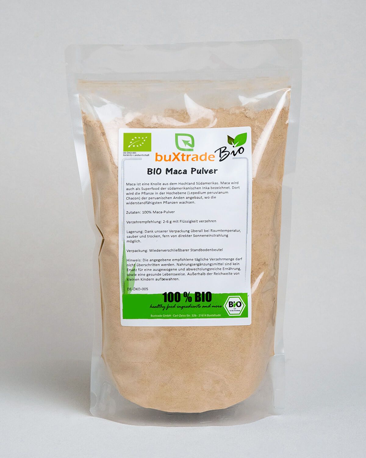 Maca ecológica en polvo