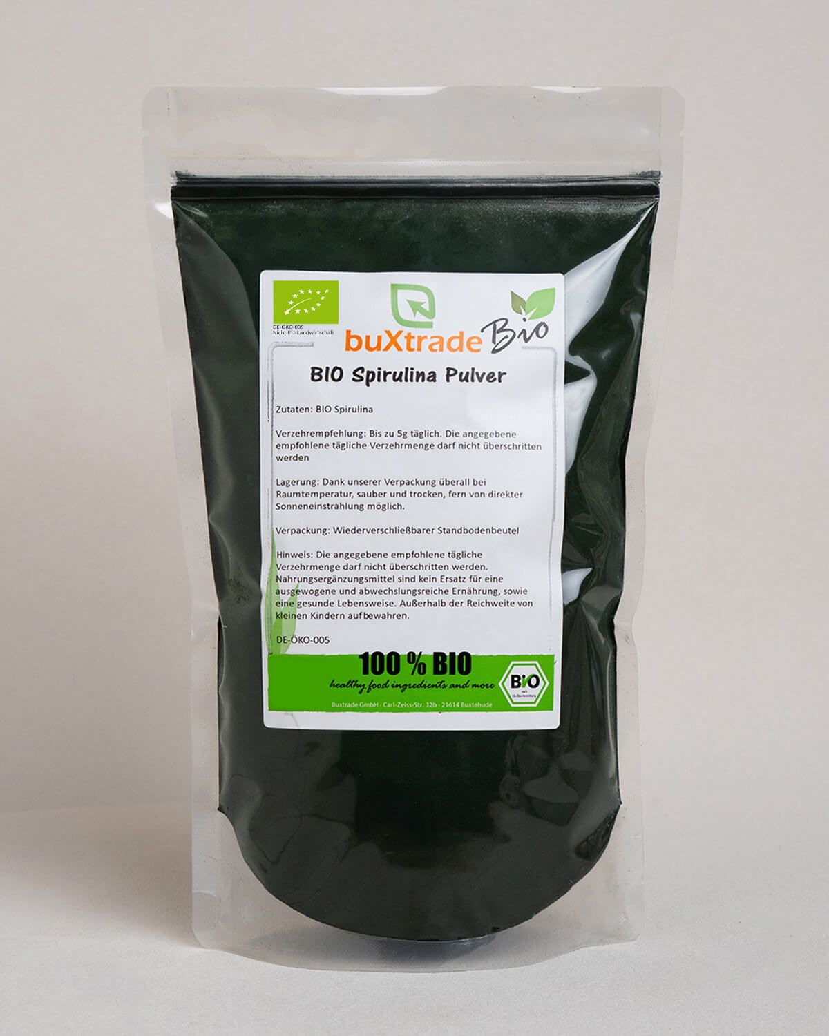 Espirulina ecológica en polvo