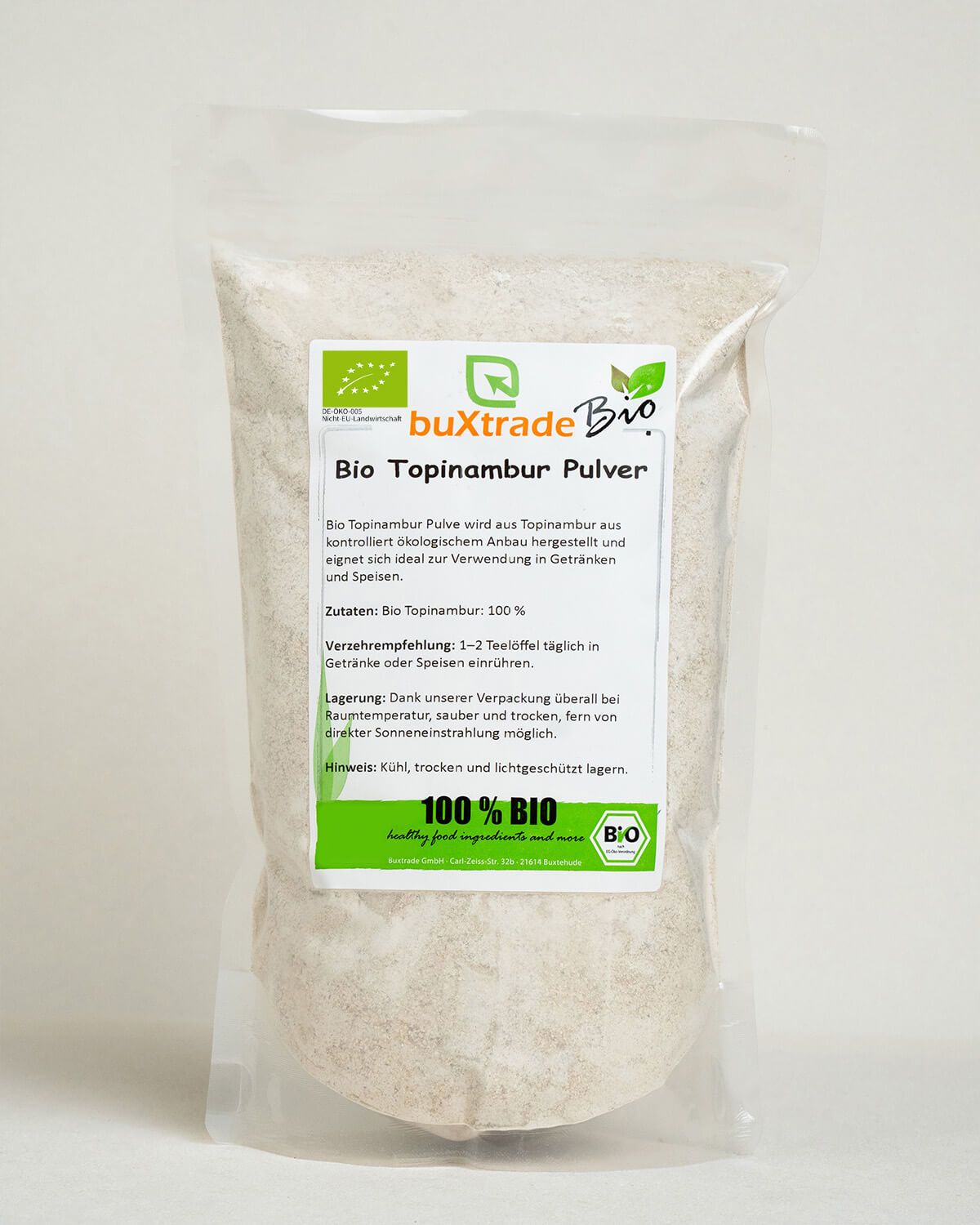Polvere di topinambur biologica