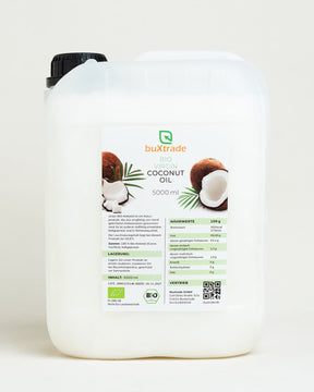 Olio di cocco vergine biologico 5000 ml