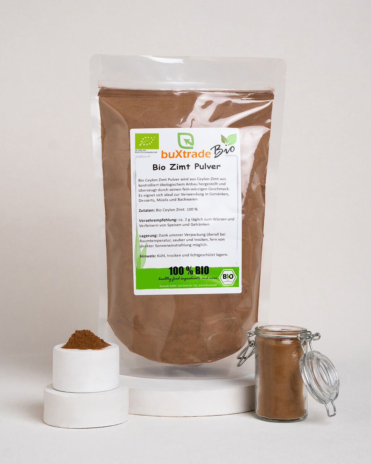 Organic cinnamon powder