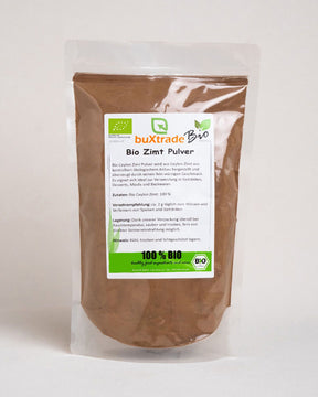 Organic cinnamon powder