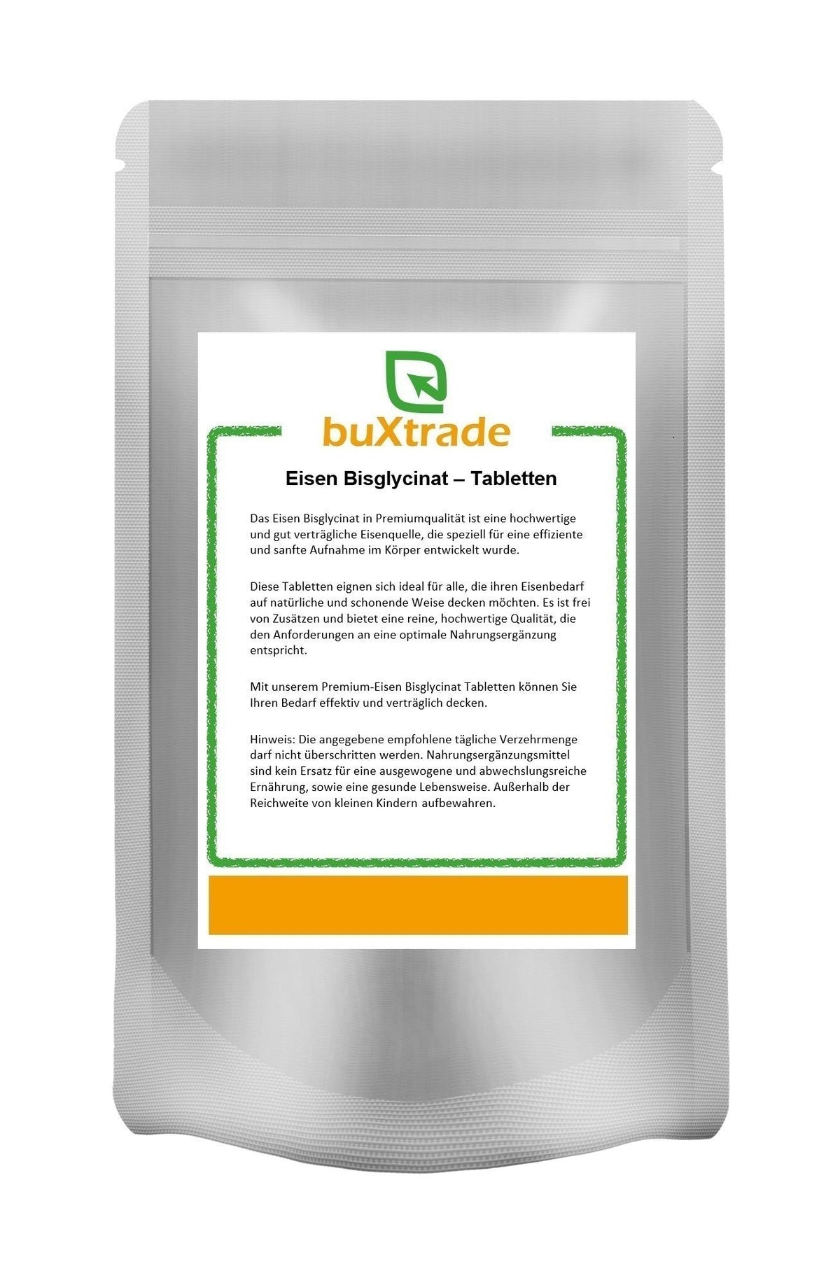 Iron bisglycinate tablets