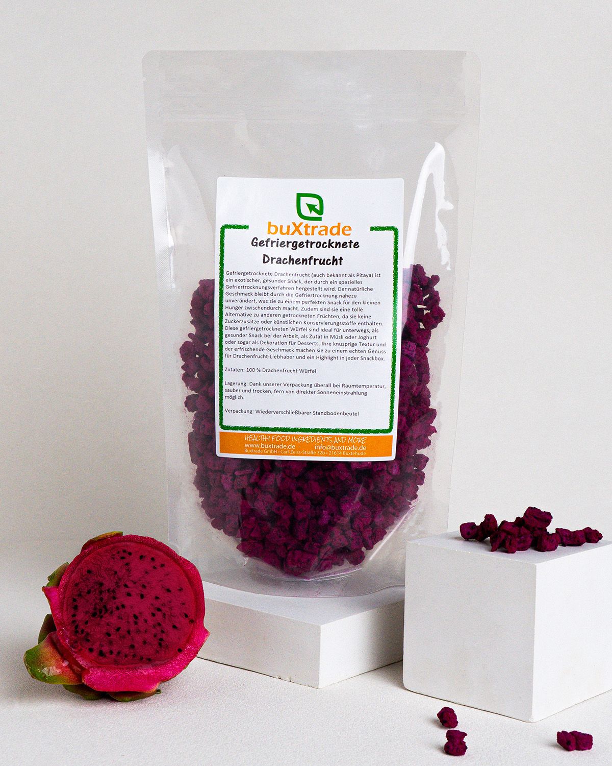 Gefriergetrocknete Drachenfrucht