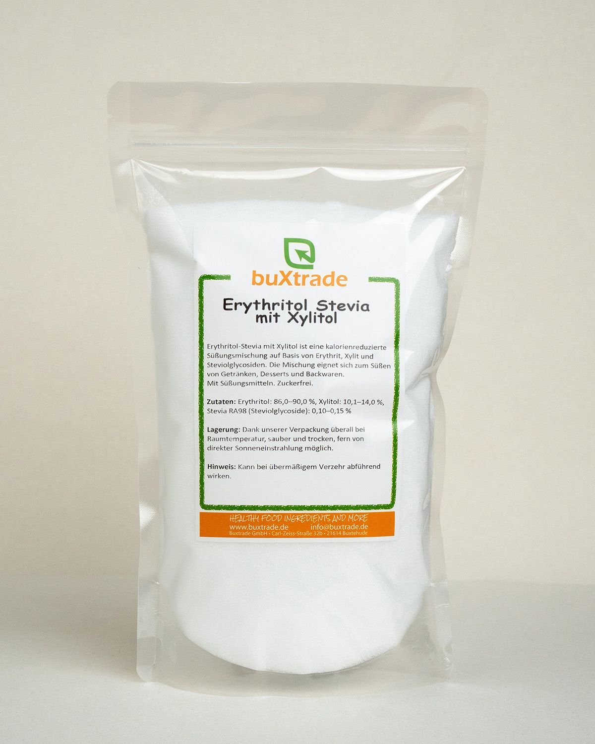 Erythritol Stevia mit Xylitol