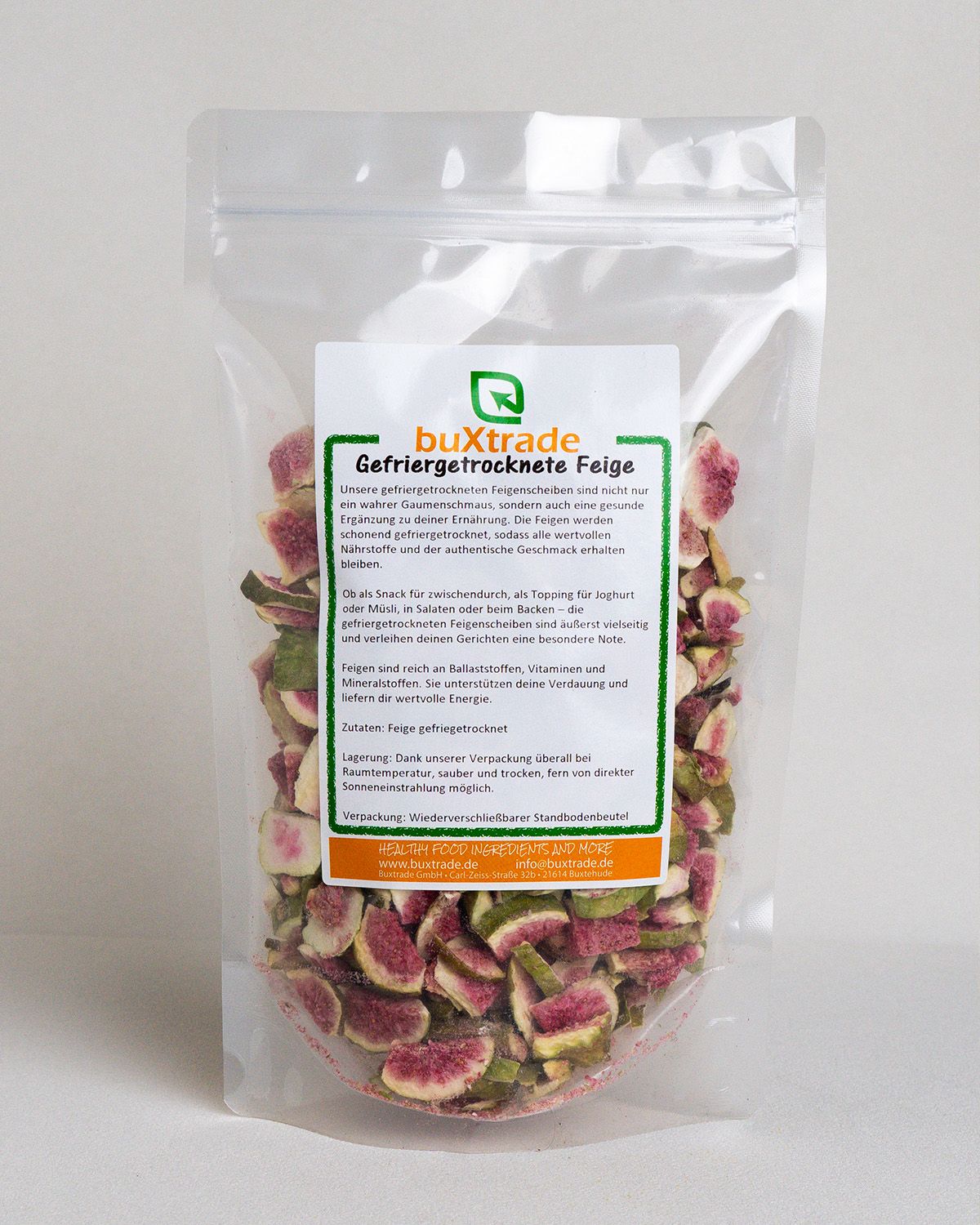 Gefriergetrocknete Feigenstücke