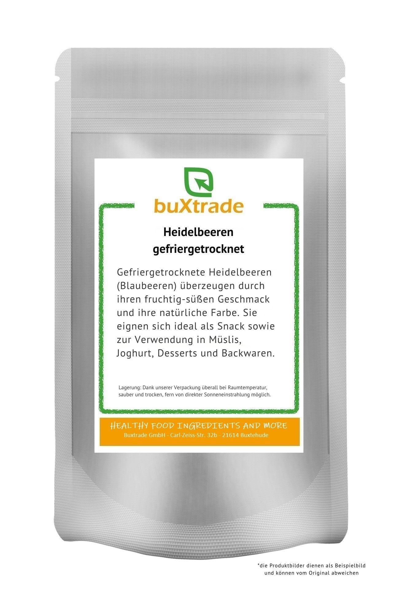 Gefriergetrocknete Heidelbeeren