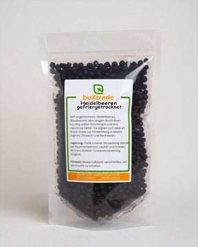 Gefriergetrocknete Heidelbeeren