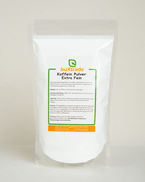Caffeine in powder form - 100% pure - EXTRA FINE