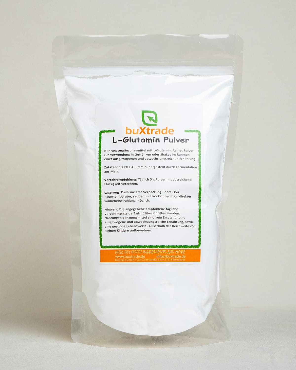 L-glutamina - 100% pura