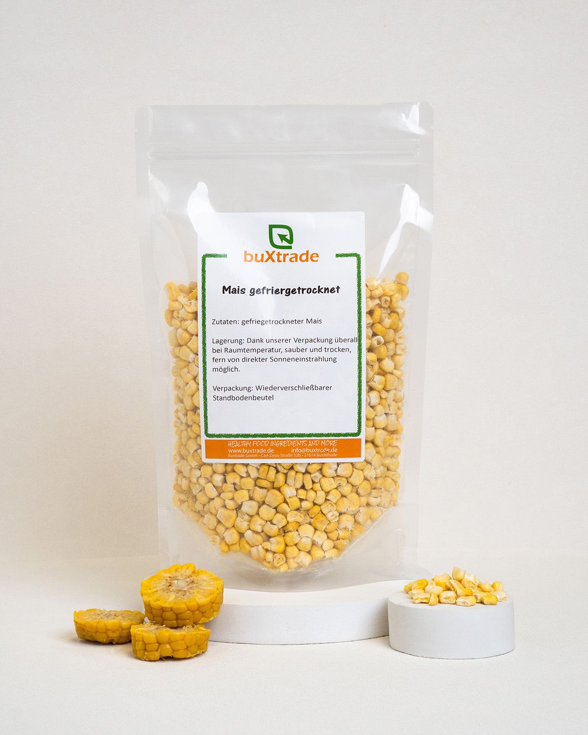 Freeze-dried corn