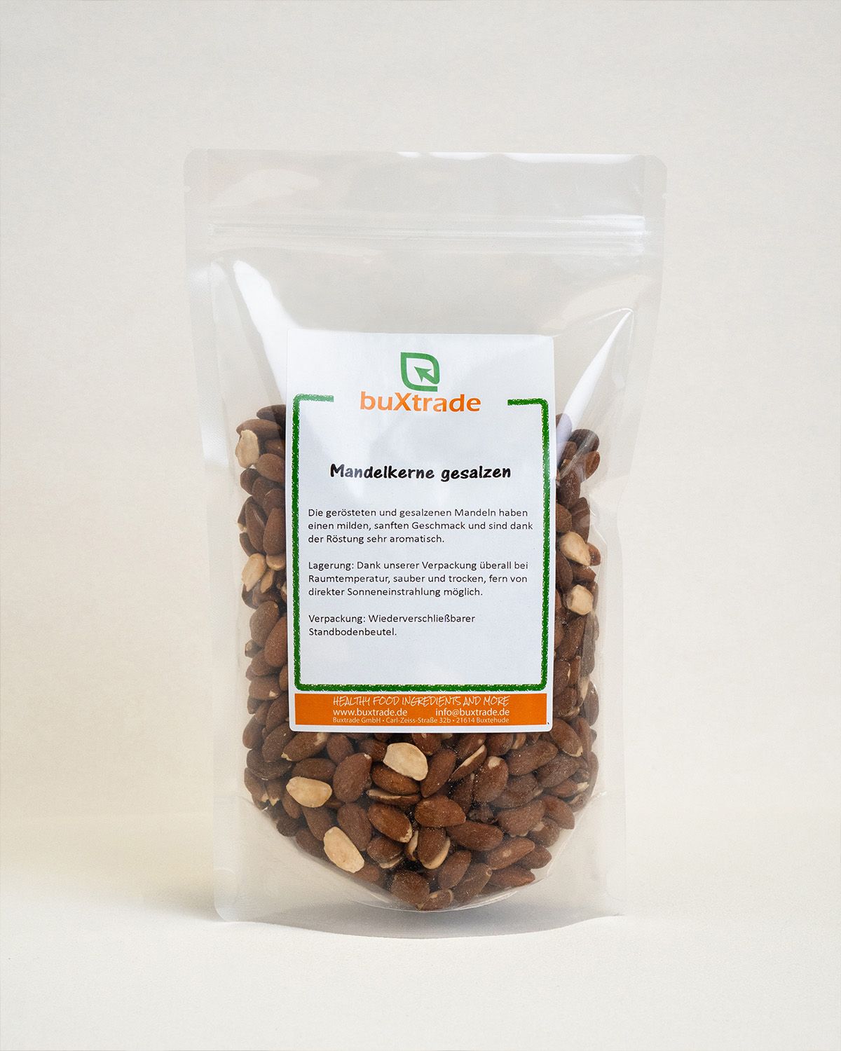 Almendras en grano saladas