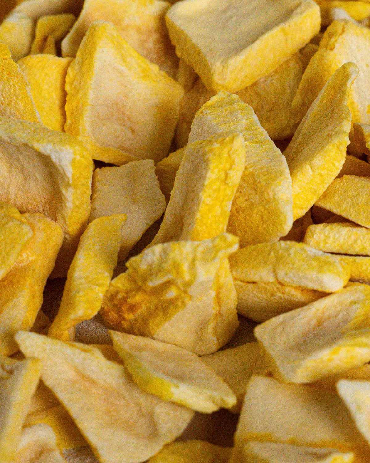 Rodajas de mango liofilizado