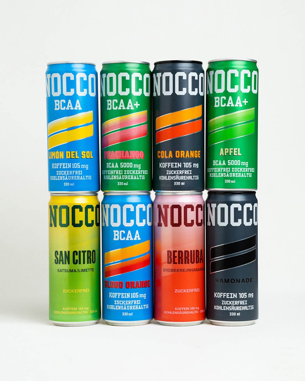 Bevanda BCAA NOCCO - Confezione variegata da 8 pezzi