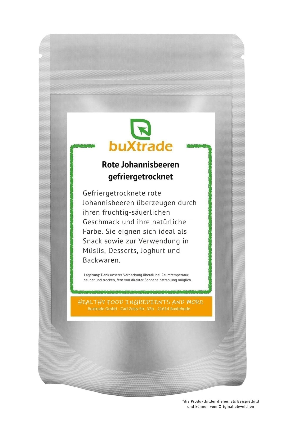 Gefriergetrocknete rote Johannisbeeren