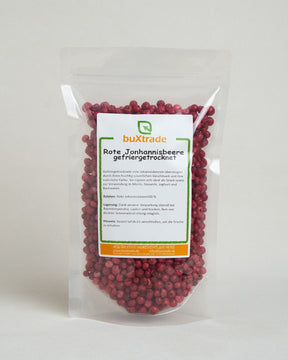 Gefriergetrocknete rote Johannisbeeren
