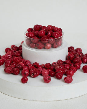 Gefriergetrocknete rote Johannisbeeren