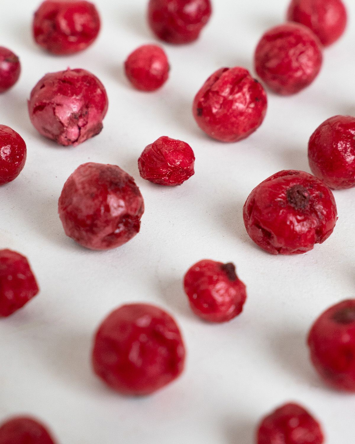 Gefriergetrocknete rote Johannisbeeren