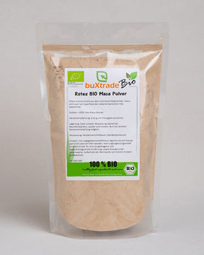 Maca roja ecológica