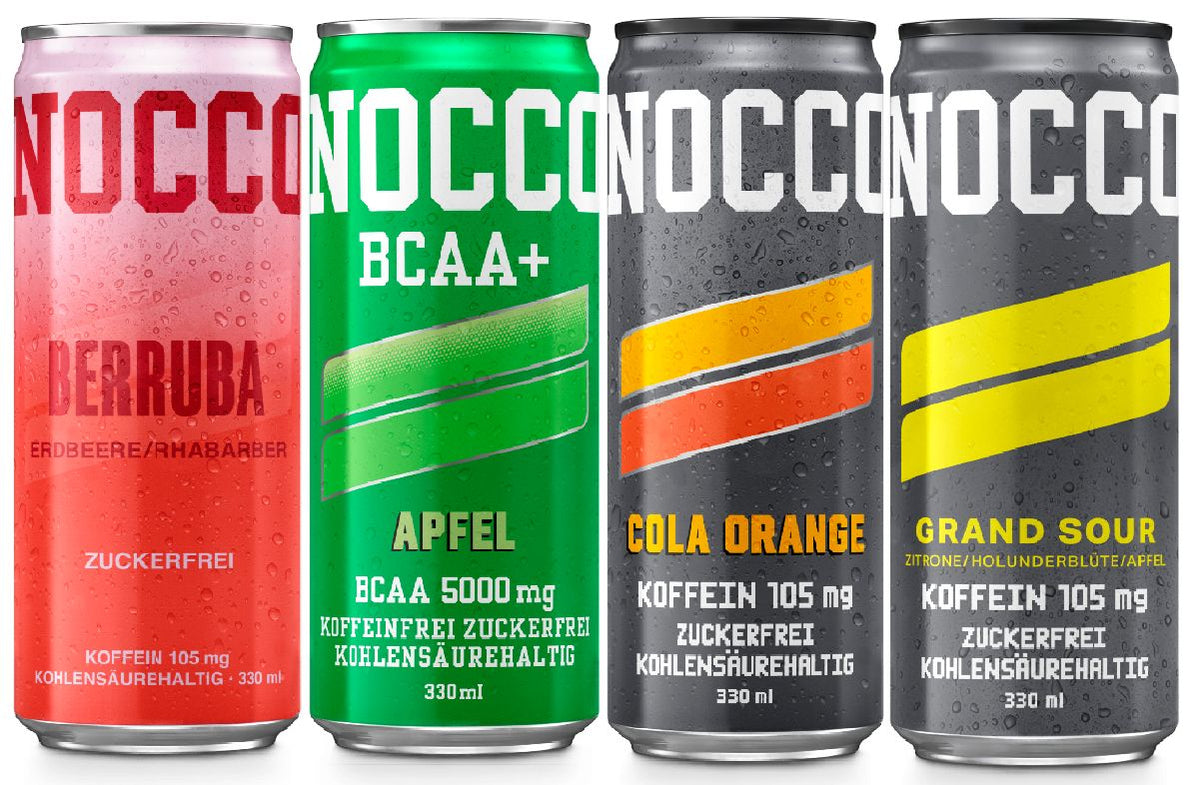 Bevanda BCAA di NOCCO - Confezione da 4 pezzi