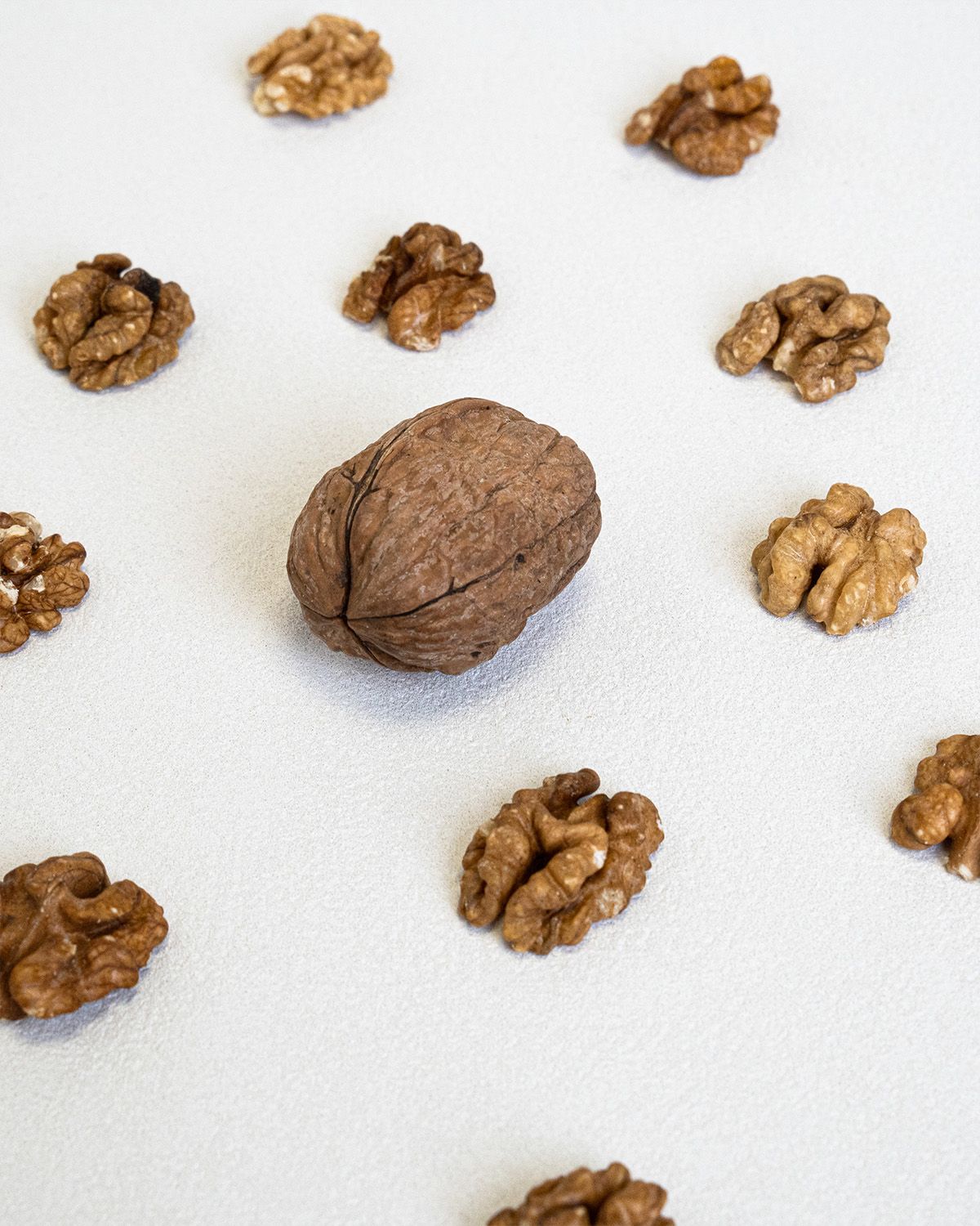 Granos de nuez ecológicos