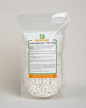 Zinc bisglycinate tablets