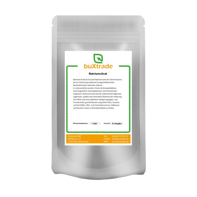 Sodium citrate 2 x 1 kg