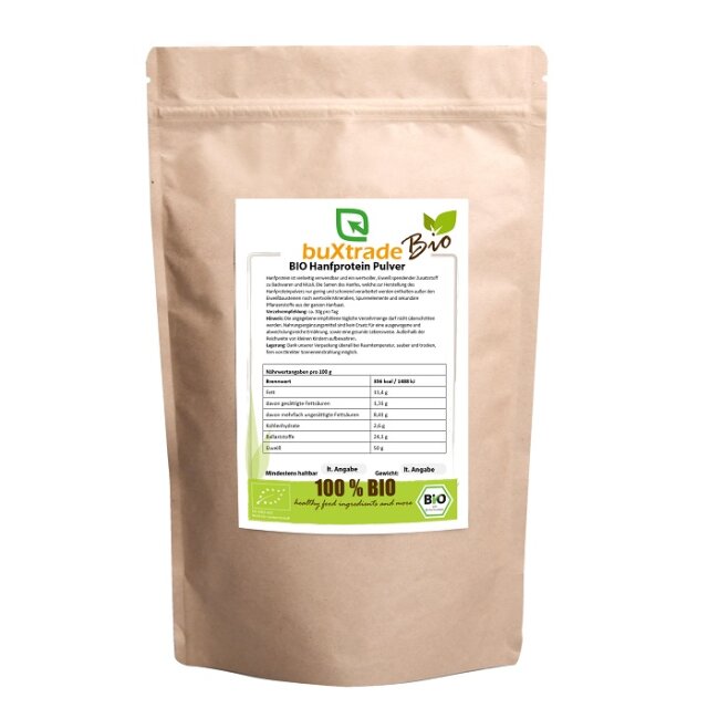 BIO hemp protein powder 2×1kg