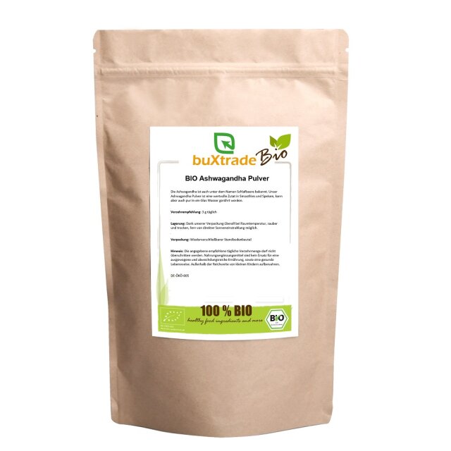 BIO Ashwagandha Pulver 4x 500g