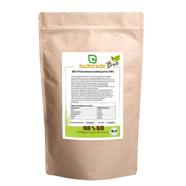 Organic psyllium husk powder 500g