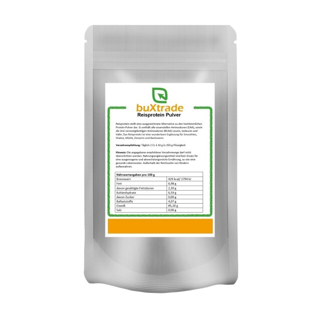 Rice Protein Powder 2x 1 kg